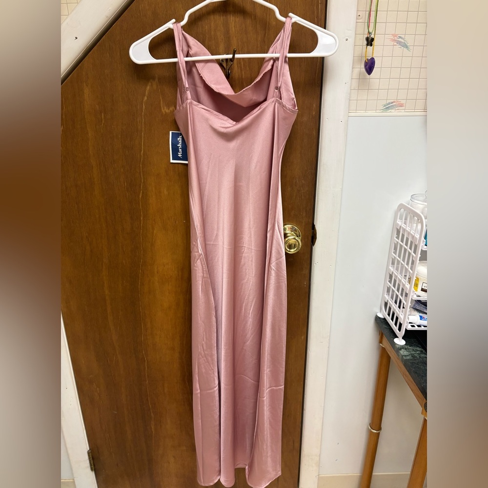 Long pink dress